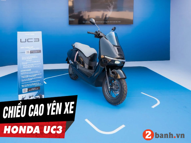 Chiều cao yên xe honda uc3 bao nhiêu cm nam cao 1m6 đi có phù hợp - 1