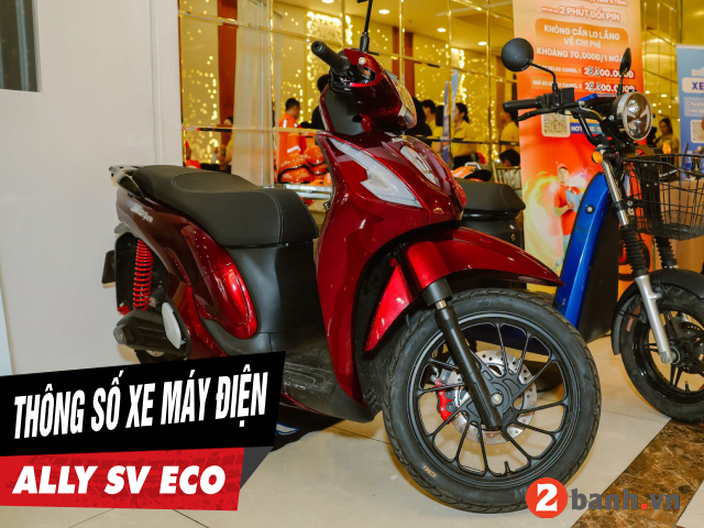 5 thông số xe máy điện ally sv eco cần phải biết trước khi mua xe - 1