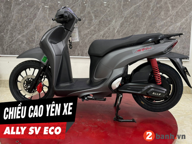 Chiều cao yên xe ally sv eco bao nhiêu nam cao 1m6 đi có phù hợp - 1