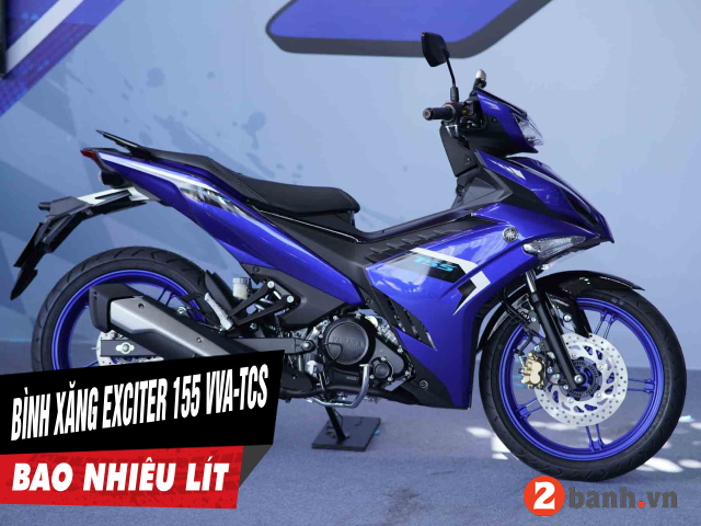 Bình xăng xe exciter 155 vva - tcs bao nhiêu lít có tiết kiệm xăng không - 1