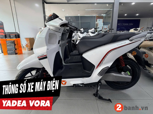 5 thông số xe máy điện yadea vora cần phải biết trước khi mua xe - 1