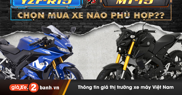 So sánh Yamaha MT-15 2022 và R15 2022: nên chọn mẫu xe môtô nào?