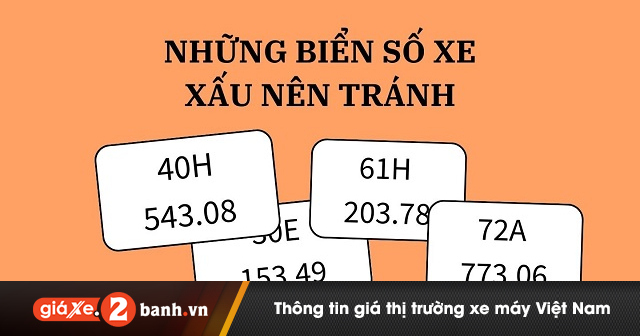 Những biển số xe máy 5 số xấu ít ai biết, nên tránh xa?