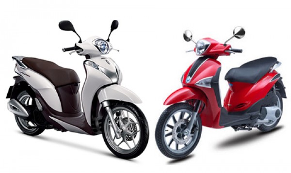 So sánh SH mode vs Piaggio Liberty 2014