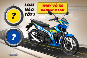 Tư vấn các loại vỏ xe tốt nhất cho Suzuki Raider 2025