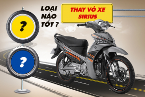 Tư vấn các loại vỏ xe tốt nhất cho Yamaha Sirius 2025