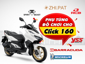 Tư vấn phụ tùng đồ chơi xe Click 160 mới nhất