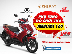 Tư vấn phụ tùng đồ chơi xe AirBlade 160 mới nhất