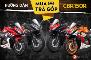 Cách mua xe CBR 150 trả góp trong năm 2025 với mức lãi suất thấp