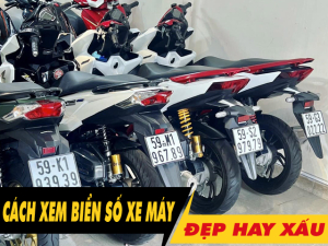 Cách xem biển số xe máy 5 số có đẹp hay không?
