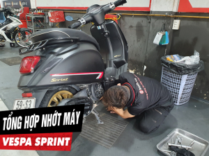 Tổng hợp dầu nhớt tốt nhất cho xe Vespa Sprint 2026