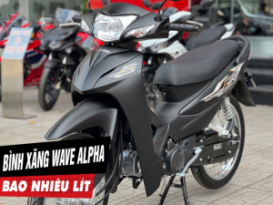 Bình xăng xe Wave Alpha bao nhiêu lít? Wave A 2026 có tiết kiệm xăng không?