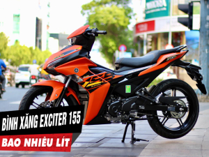 Bình xăng xe Exciter 155 bao nhiêu lít? Exciter 155 có tiết kiệm xăng không?