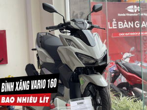 Bình xăng xe Vario 160 bao nhiêu lít? Vario 160 2025 có tiết kiệm xăng không?