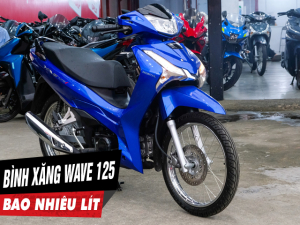 Bình xăng xe Wave 125i bao nhiêu lít? Wave 125i 2025 có tiết kiệm xăng không?