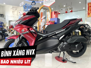 Bình xăng xe NVX bao nhiêu lít? NVX 2025 có tiết kiệm xăng không?