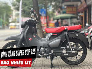 Bình xăng xe Cup C125 bao nhiêu lít? Super Cup C125 có tiết kiệm xăng không?