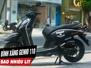 Bình xăng xe Genio 110 bao nhiêu lít? Genio 2025 có tiết kiệm xăng không?