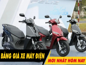 Bảng giá xe máy điện mới nhất hôm nay 2025