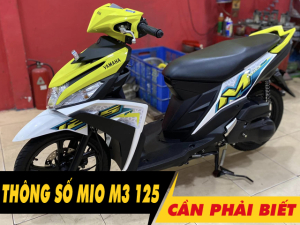 5 thông số xe Mio M3 125 2025 cần phải biết trước khi mua xe