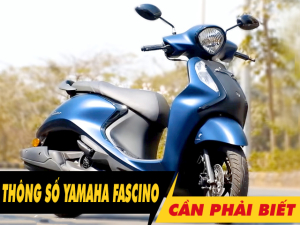 5 thông số xe Yamaha Fascino 2025 cần phải biết trước khi mua xe