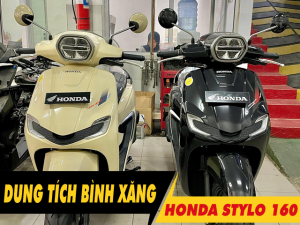 Bình xăng xe Stylo 160 bao nhiêu lít? Nằm ở đâu?