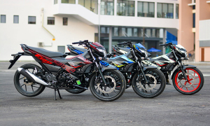 Mua xe Satria F150 2025 trả góp với lãi suất mới nhất hiện nay