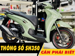 6 thông số xe SH350i 2025 cần phải biết trước khi mua xe