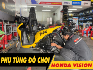 Tư vấn phụ tùng đồ chơi xe Vision 2025 mới nhất