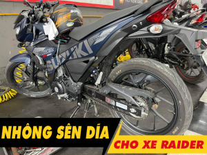 Tư vấn nhông sên dĩa tốt nhất cho Raider mới 2025