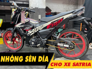 Tư vấn nhông sên dĩa tốt nhất cho Satria mới 2025