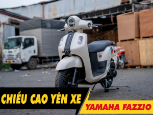 Chiều cao yên xe Fazzio 2026 bao nhiêu? Nữ cao 1m5 đi có phù hợp?