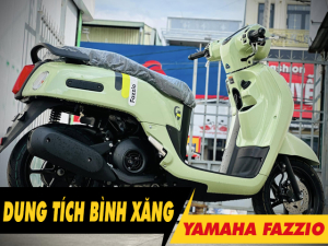 Bình xăng xe Fazzio 125 bao nhiêu lít? Đi có tiết kiệm xăng không?