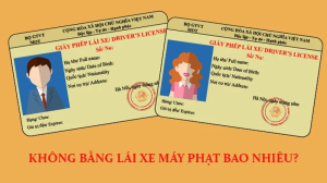 Không bằng lái xe máy bị phạt bao nhiêu 2026?