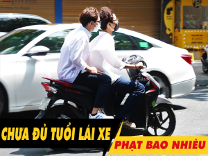 Chưa đủ tuổi lái xe 110cc phạt bao nhiêu 2026?