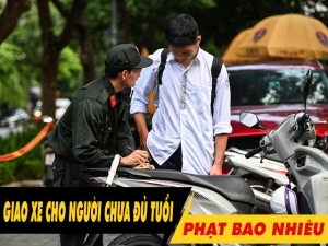 Giao xe máy 110cc cho người chưa đủ tuổi lái bị phạt bao nhiêu 2026?