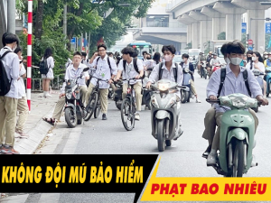 Không đội mũ bảo hiểm phạt bao nhiêu 2026?