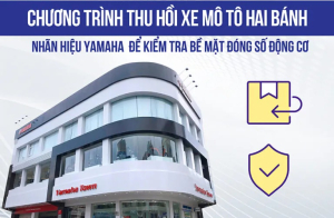 Cách kiểm tra số khung số máy xe Yamaha trong diện thu hồi