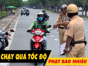 Mức phạt xe máy chạy quá tốc độ 2026 bao nhiêu tiền?