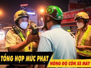 Mức phạt nồng độ cồn xe máy 2026 mới nhất