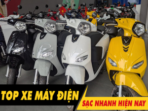 Top 4 xe máy điện sạc nhanh nhất hiện nay ở Việt Nam