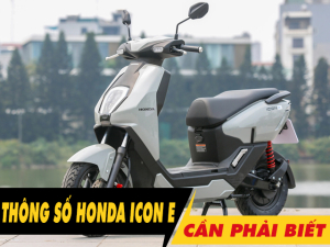 5 thông số xe điện Honda Icon e: cần phải biết trước khi mua xe
