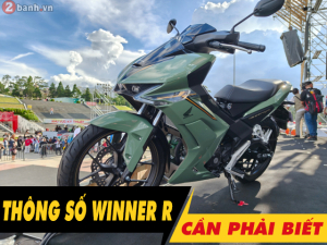 5 thông số xe Winner R cần phải biết trước khi mua xe