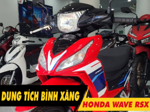 Bình xăng xe Wave RSX bao nhiêu lít? Wave RSX 2026 có tiết kiệm xăng không?