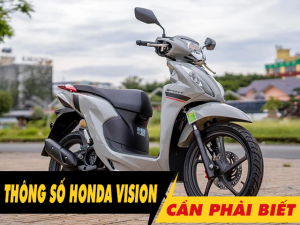 6 thông số xe Vision 2026 cần phải biết trước khi mua xe