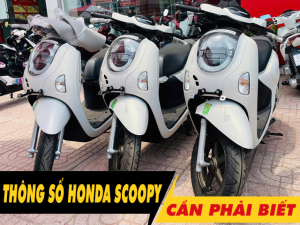 6 thông số xe Honda Scoopy 110 2026 cần phải biết trước khi mua xe