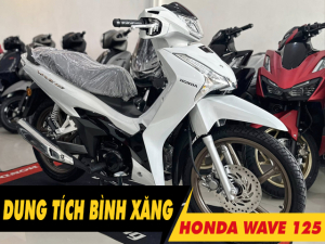 Bình xăng xe Wave 125i bao nhiêu lít? Wave 125i 2026 có tiết kiệm xăng không?