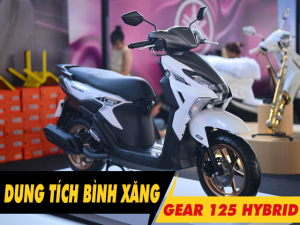 Bình xăng xe Gear 125 Hybrid bao nhiêu lít? Gear 2026 có tiết kiệm xăng không?