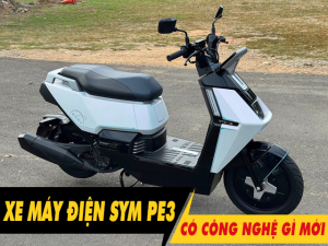 Xe máy điện SYM PE3 sắp ra mắt có công nghệ gì đặc biệt?