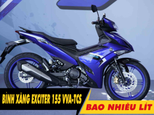 Bình xăng xe Exciter 155 VVA - TCS bao nhiêu lít? Có tiết kiệm xăng không?
